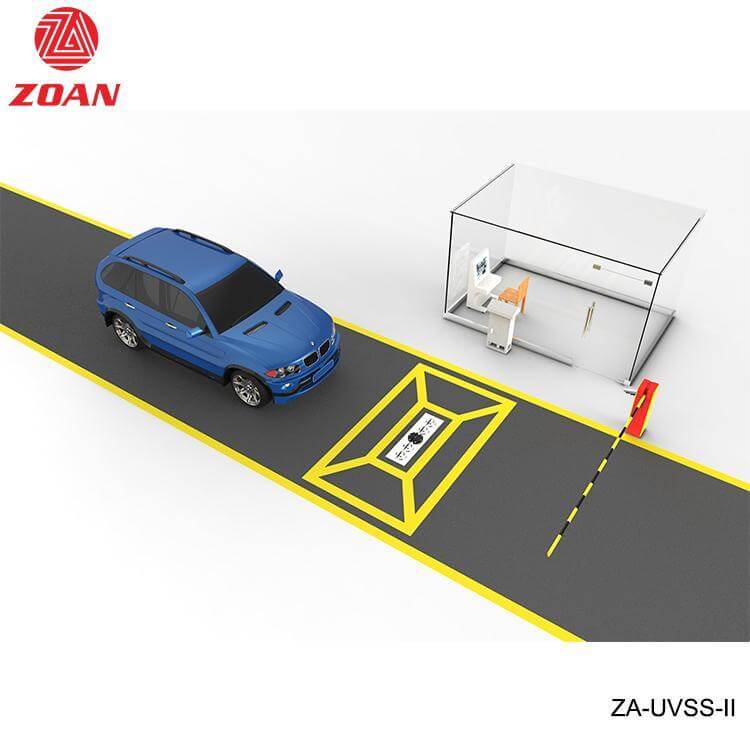 Road Safety CCD Line ZA-UVSS-II Fixed Under Vehicle Monitoring System